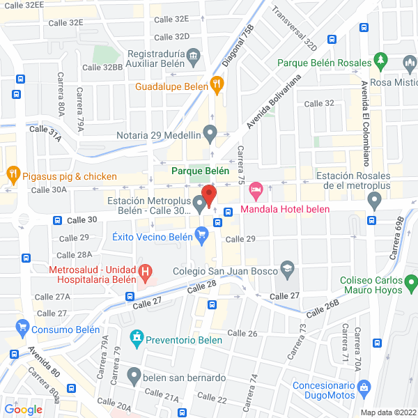 Mapa de Almecen Pinturas P Y C