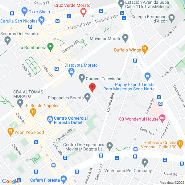 Mapa de Asesores De Riesgos Y Seguros G.R.I Ltda.