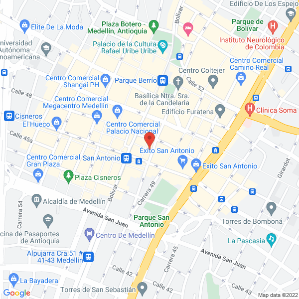 Mapa de Almáquinas Ltda.