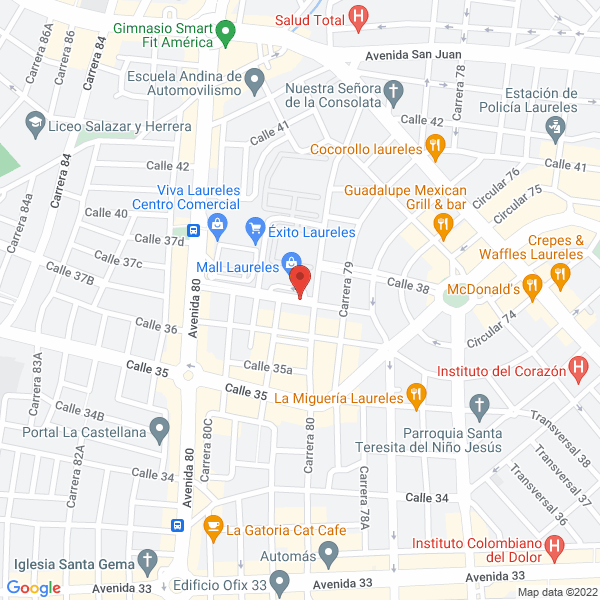Mapa de Almibar, Postres Y Helados