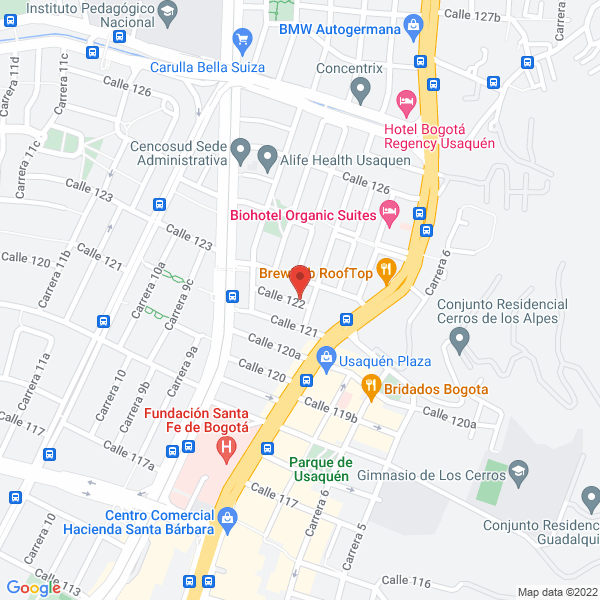 Mapa de Altius Seguridad Ltda.