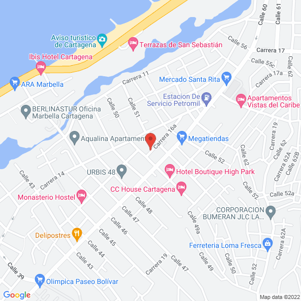 Map of Alumbrado Público De Cartagena