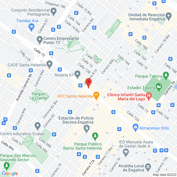 Mapa de Aluminios Dimalca Centro Maquinado