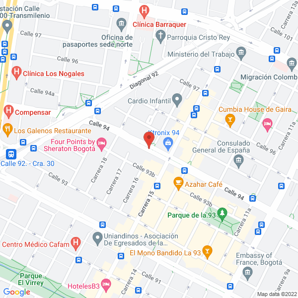 Mapa de Arenas De La Hoz Consultores S.A.S.