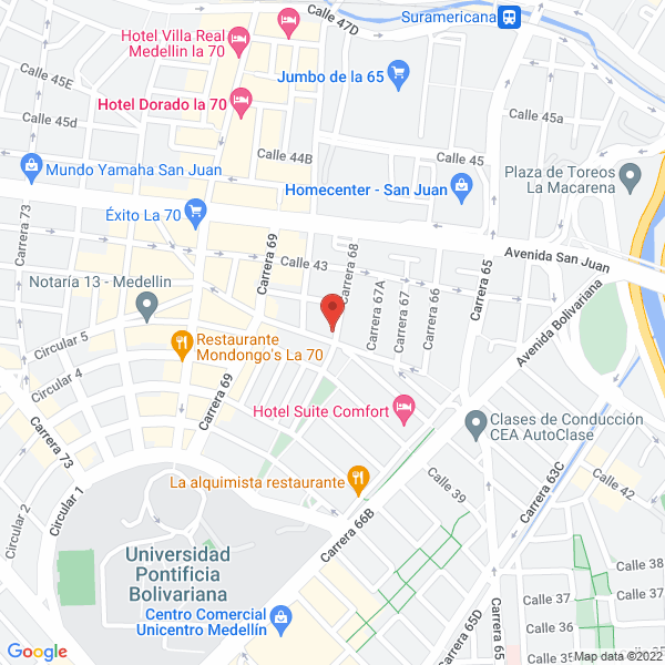 Mapa de Banquetes Edy Vélez