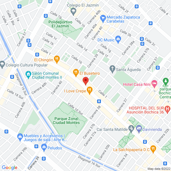 Mapa de Banquetes Rico Y Sabrosón