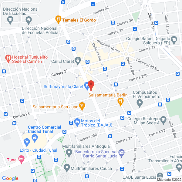 Mapa de Banquetes Y Recepciones Casa Hernandez
