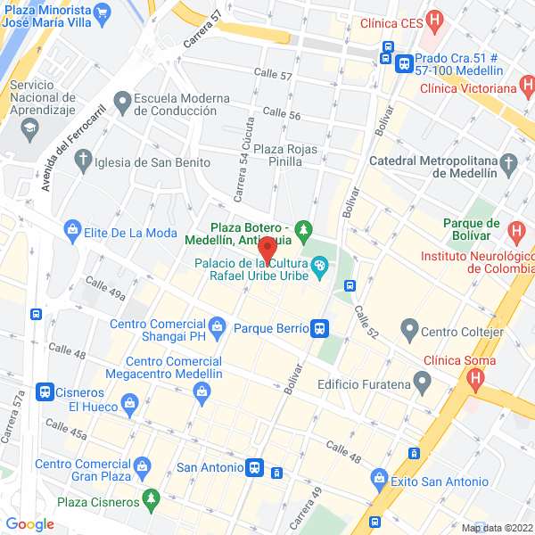 Mapa de Arte-Studio De Antioquia