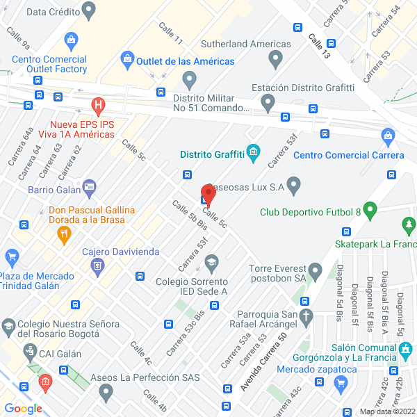 Mapa de Artefactos American Ltda.