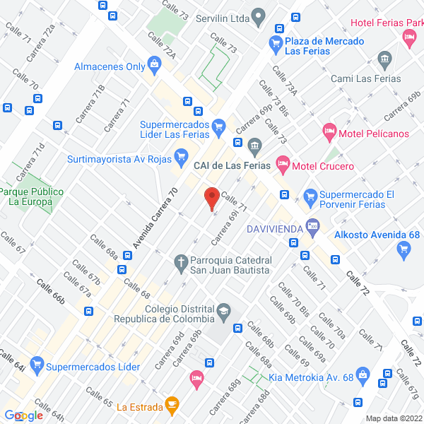 Mapa de Artes Gráficas Miguel Angel S.A.S.