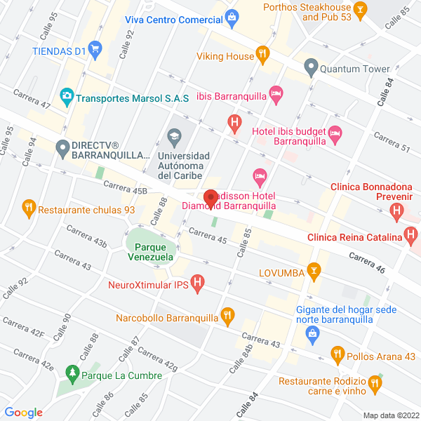 Map of Artes Musicales Rafael Campo Vives