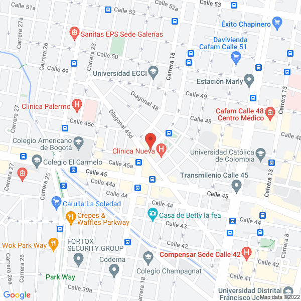 Mapa de Artículos Ortopédicos S.J.