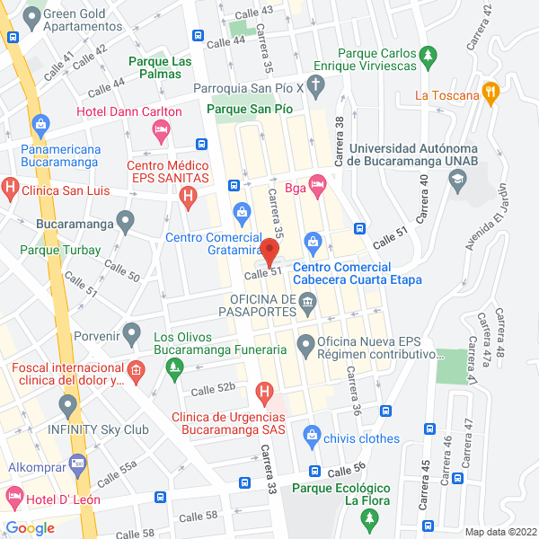 Map of Amaya Díaz Carlos Miguel