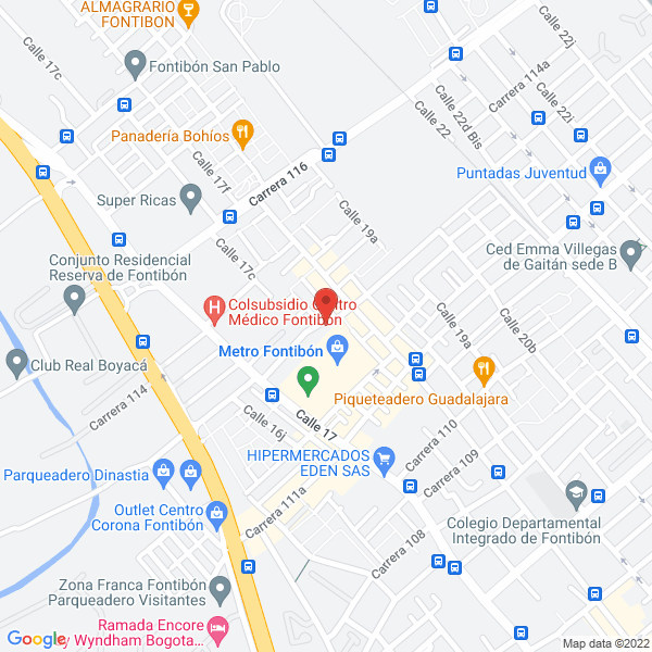 Mapa de Amb Ingeniería Y Desarrollo Sas