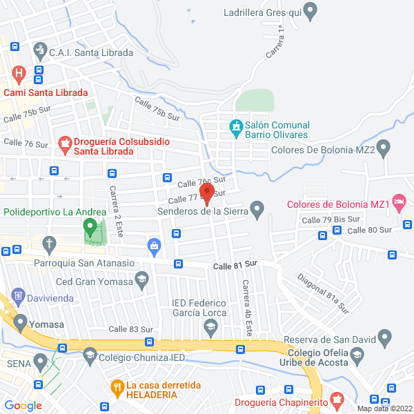 Mapa de Billares Aramis