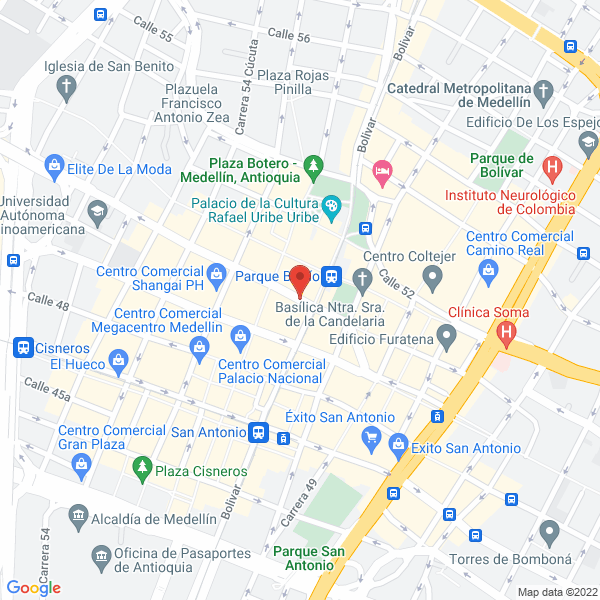 Mapa de Billlares Itagüí
