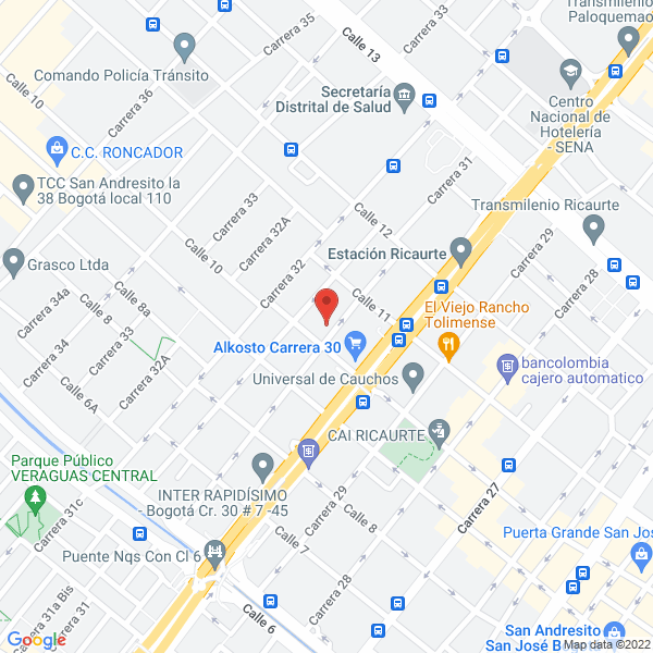 Mapa de Bimek Ltda.