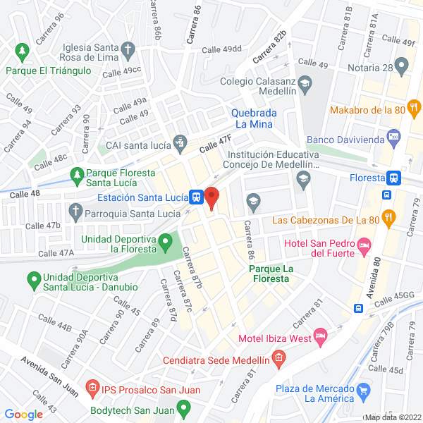 Mapa de Bocalinos Pizzas
