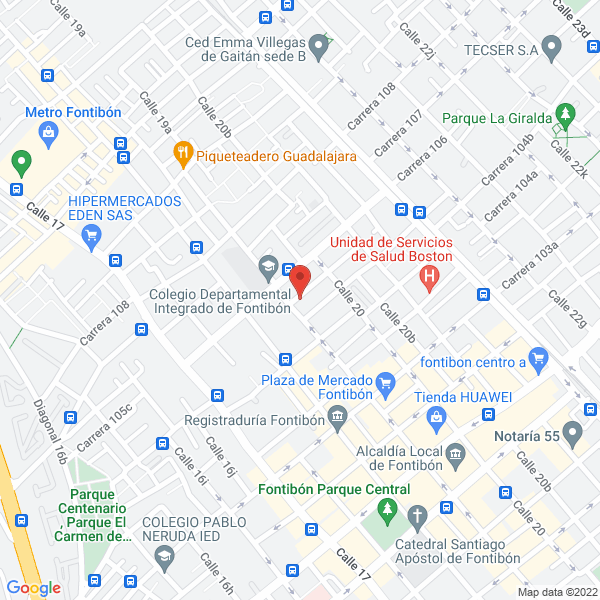 Mapa de Bodega Farmacéutica S.A.S.