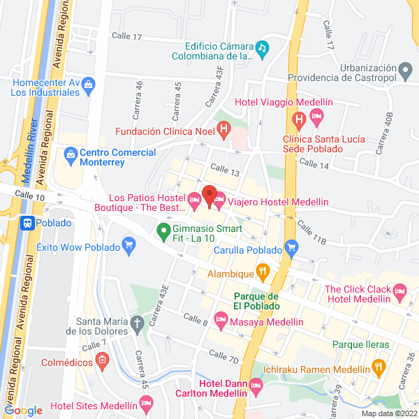 Mapa de Bodestetic