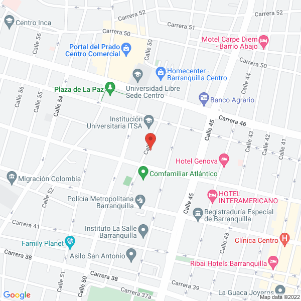 Map of Arteled S.A.S.