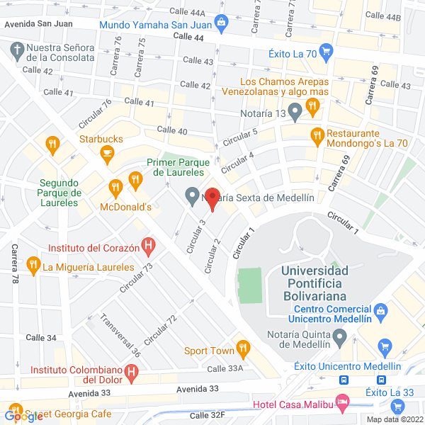 Mapa de Artemoderno Floristería Y Decoraciones S.A.S.