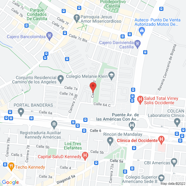 Mapa de B & B Prevención Y Señalización Ltda