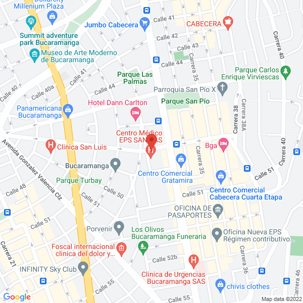 Map of B Y V Centro De Estética