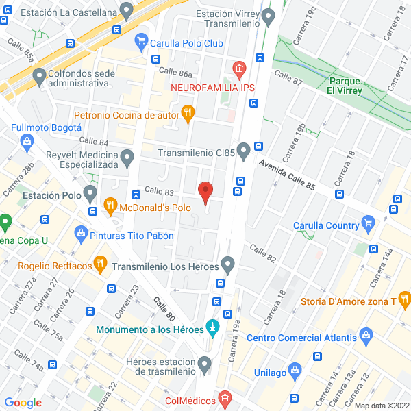 Mapa de B.& C. S.A.