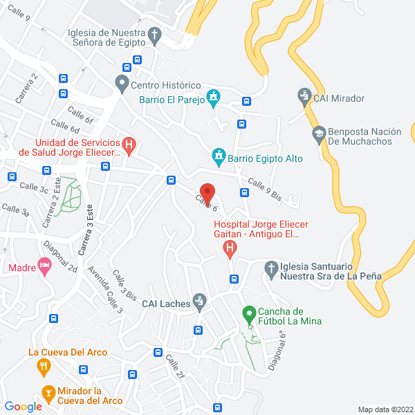 Mapa de B.C. Panasonic