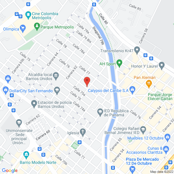 Mapa de B.J. Pérez Y Cía. Ltda.