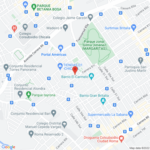 Mapa de Baareque Miniteca Y Sonido