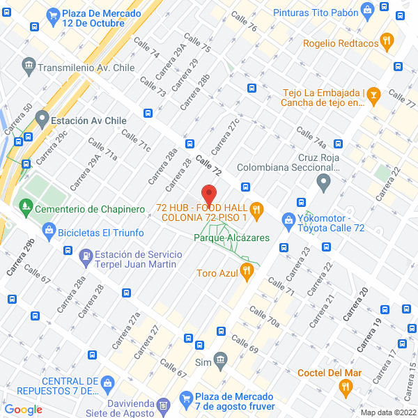 Mapa de Autoexpress Morato S.A.