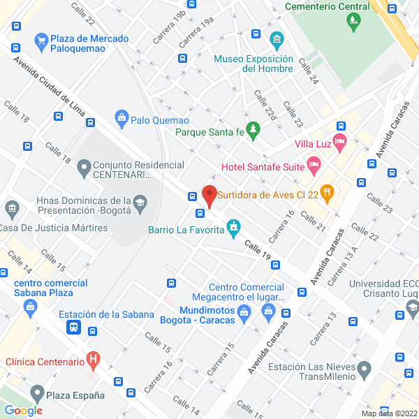 Mapa de Automax Av 19 S.A.S