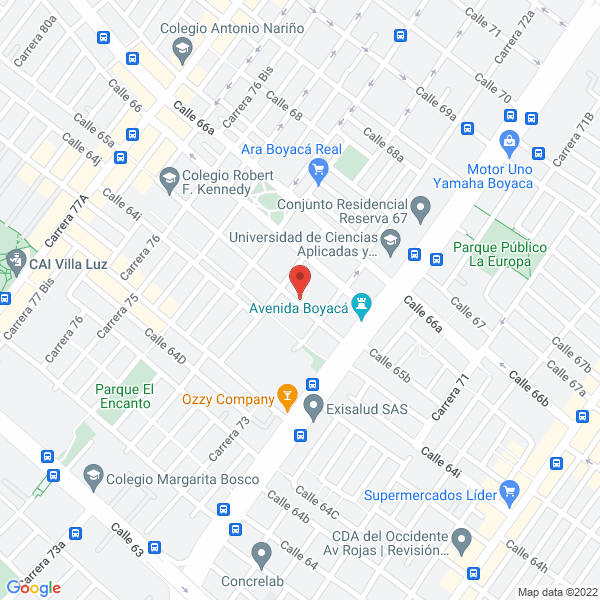 Mapa de Automotora Wincars