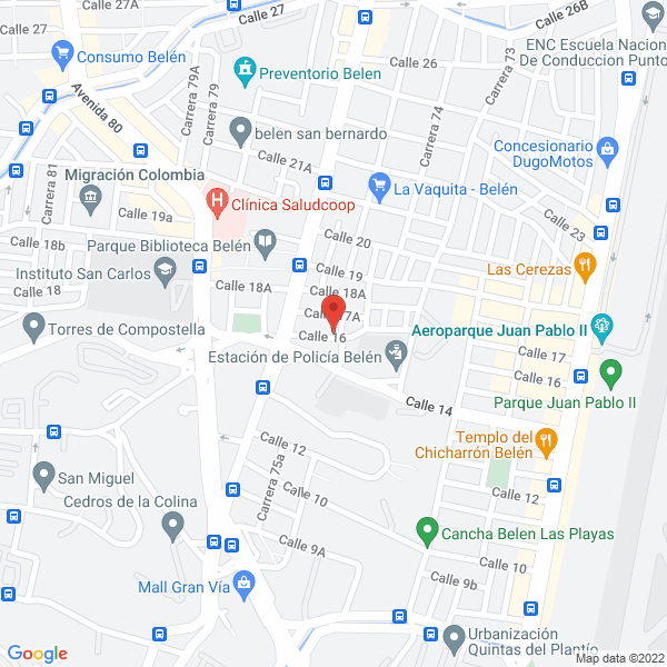 Mapa de Borelo Jugo De Caña