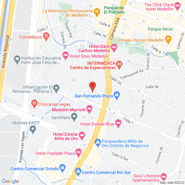Mapa de Boris Agency