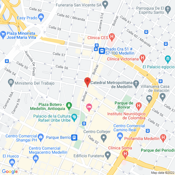 Mapa de Borojó Y Pulpas De Frutas Yolanda