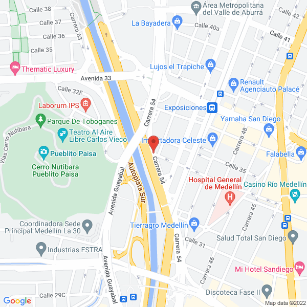 Mapa de Arepas El Carra