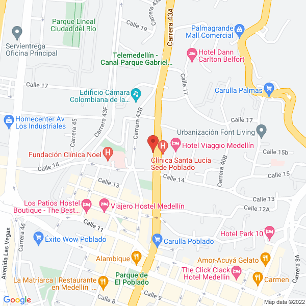 Mapa de C & E Corredores De Seguros