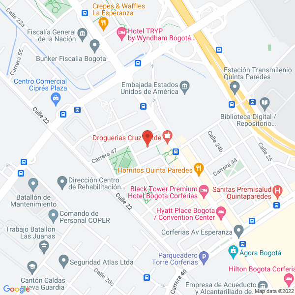 Mapa de C & O Consultores
