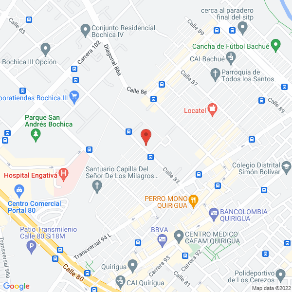 Mapa de Banda Papayera Colombianúsima