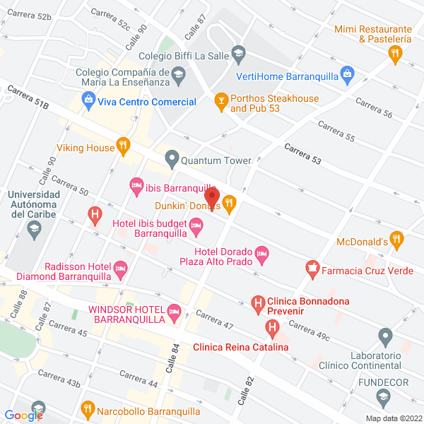 Map of Aureos Papelería S.A.S