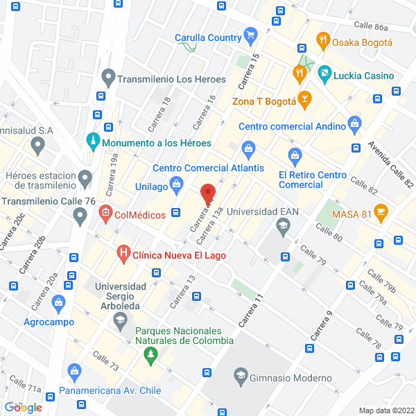 Mapa de Australian Connection
