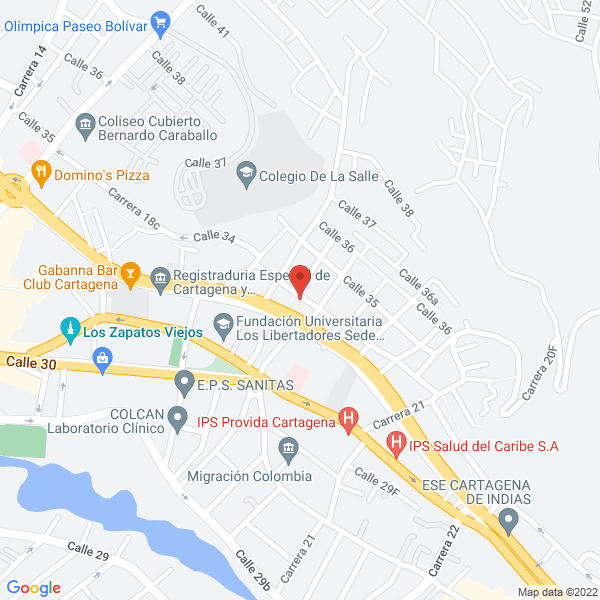 Map of Auto Mazda Cartagena