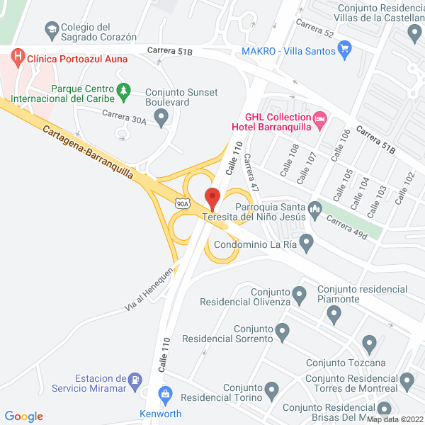 Map of Autonorte Ltda.