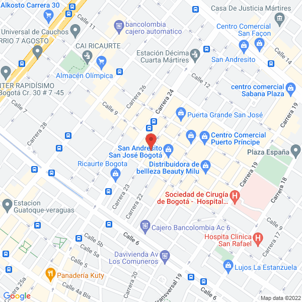 Mapa de Autos Monguí S.A.S.