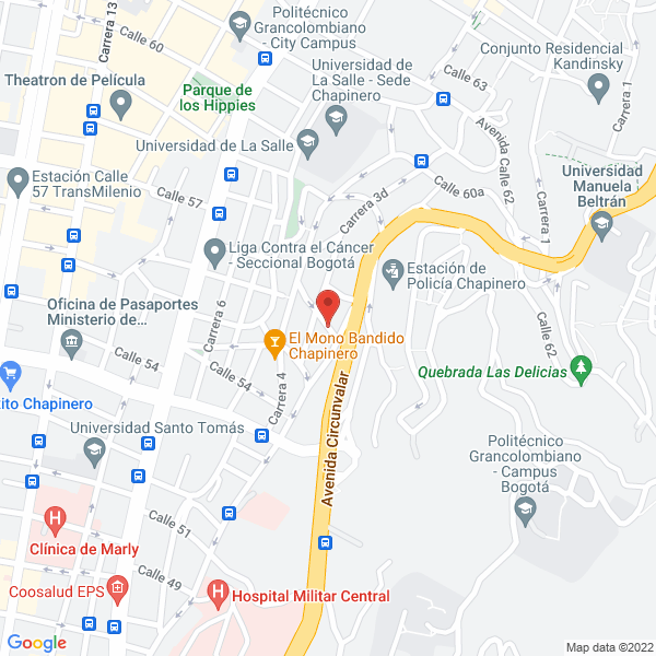 Mapa de Canales Bajantes Y Metálicas Cía. Ltda.