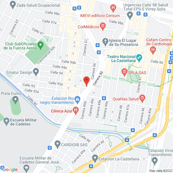 Mapa de Cancha Futbol-In