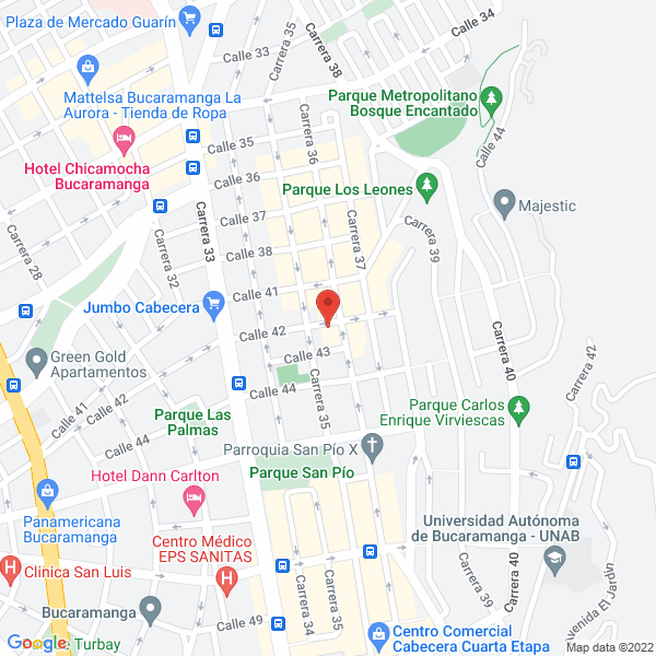 Map of Castillo Chacón Mario Martín